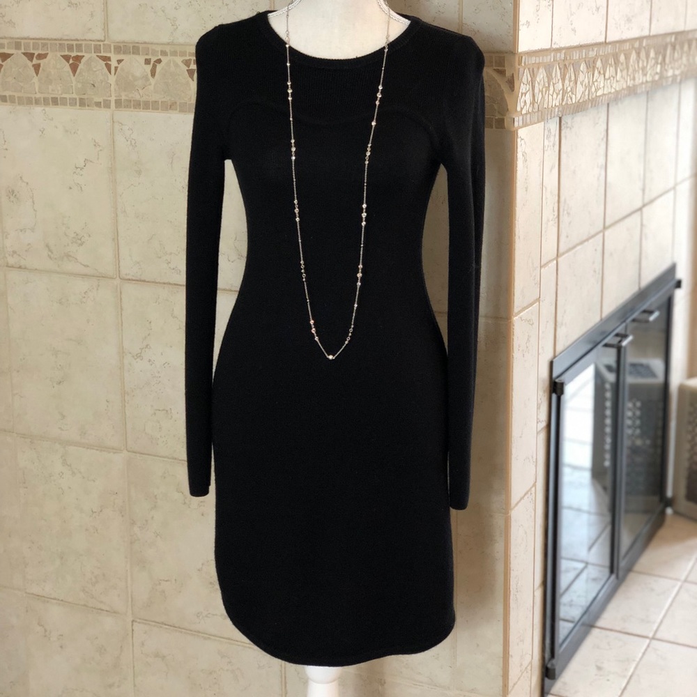 Banana Republic Little Black Sweater Dress
